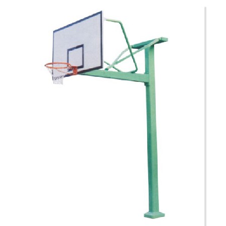 E-0141-方管单臂篮球架(葱绿)